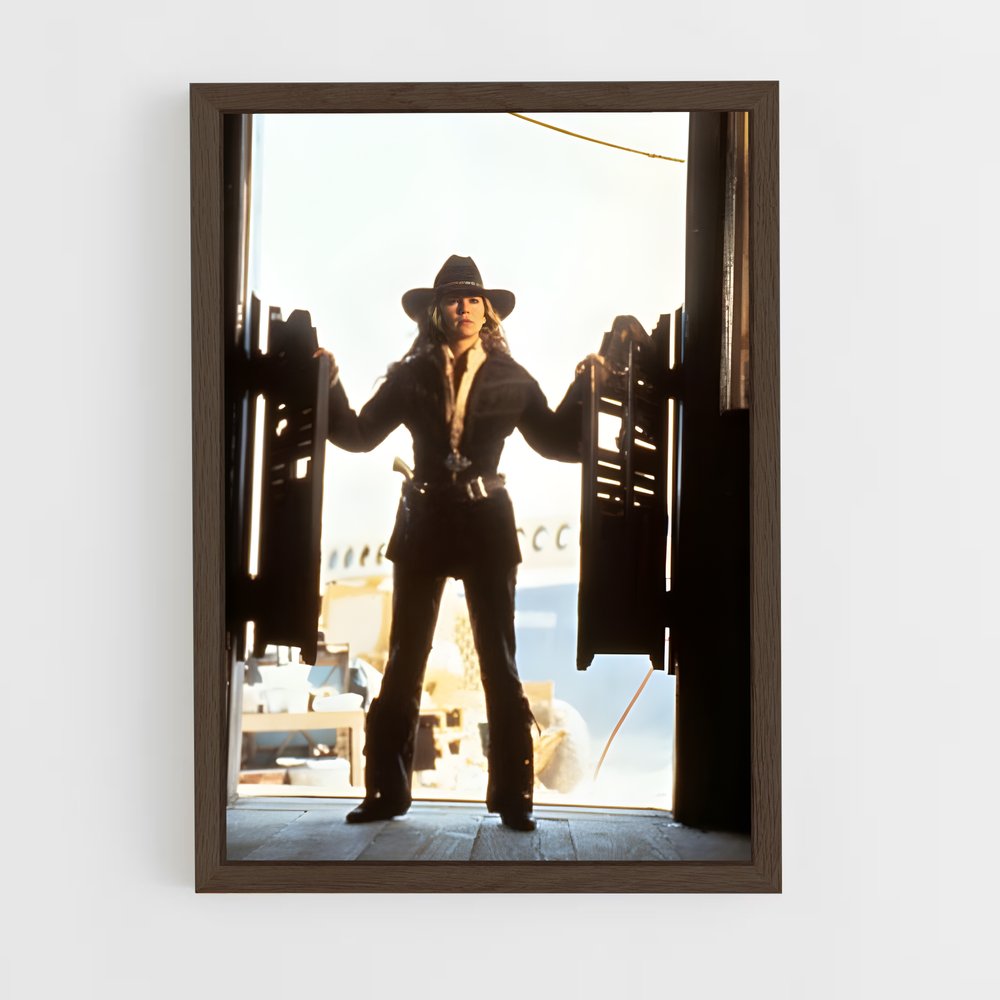 ap-western movie-1 cadre Bois foncé