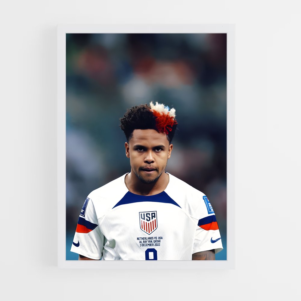 ap-weston mckennie-6 cadre Blanc
