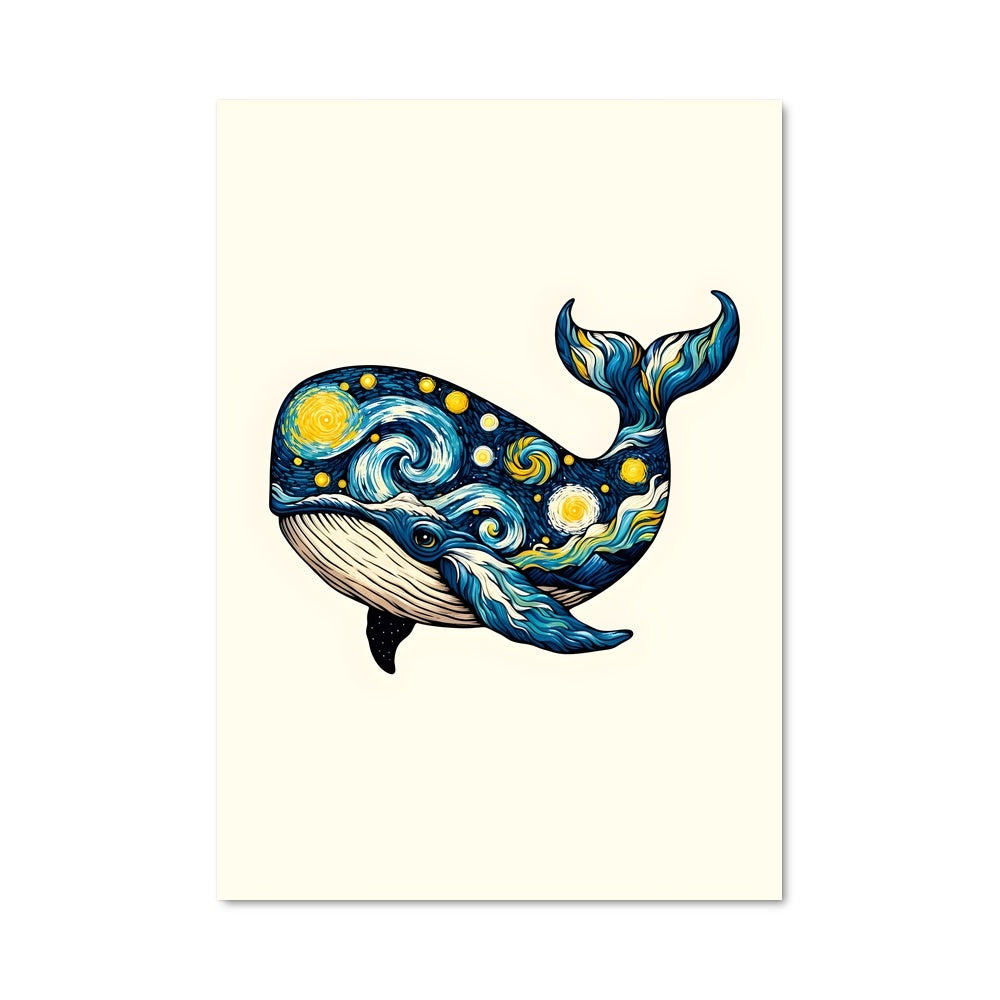 Poster Céleste Baleine