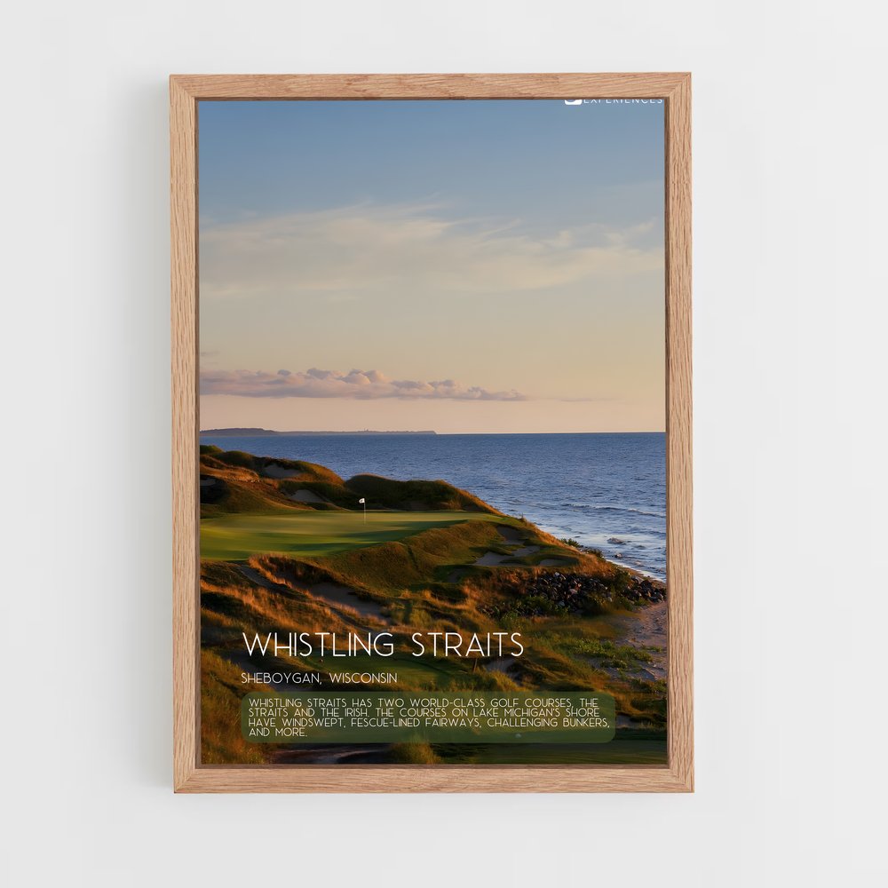 ap-whistling straits-1 cadre Bois clair