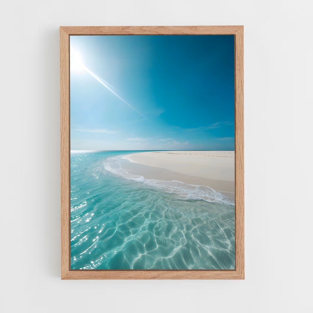 ap-white sand beach-3 cadre Bois clair
