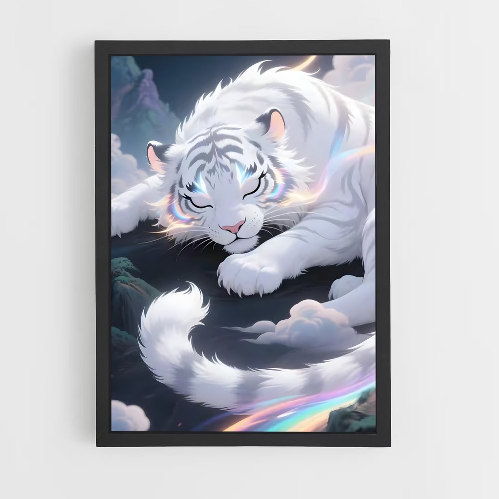 ap-white tiger-7 cadre Noir