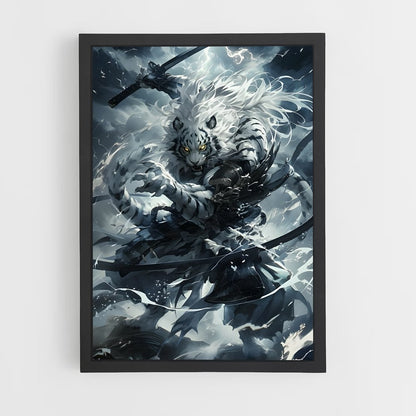 ap-white tiger-8 cadre Noir