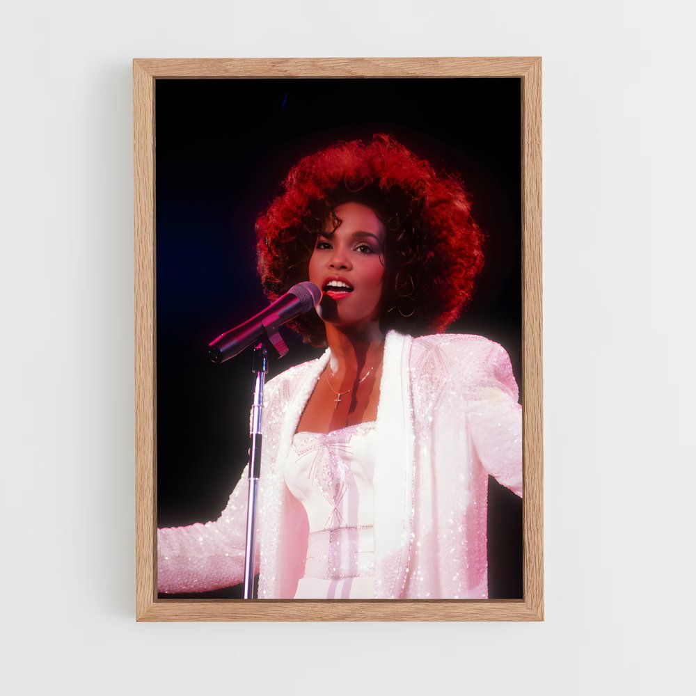 ap-whitney houston-12 cadre Bois clair