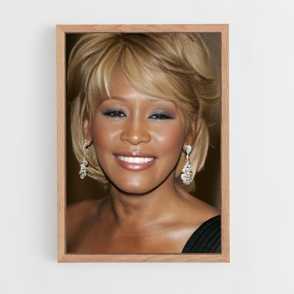 ap-whitney houston-4 cadre Bois clair