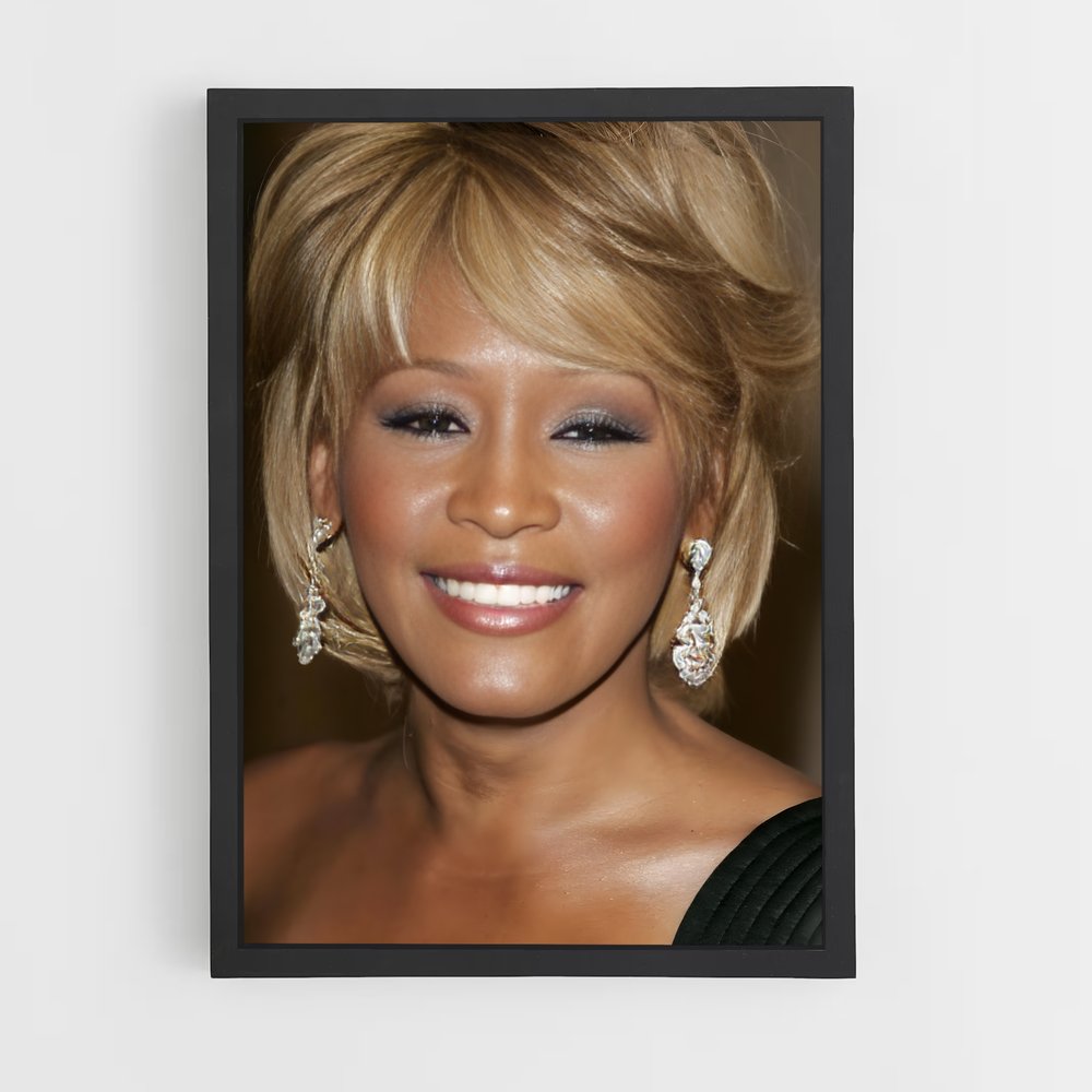 ap-whitney houston-4 cadre Noir