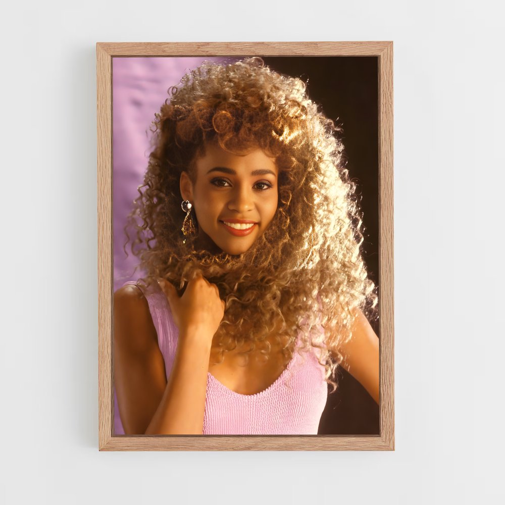 ap-whitney houston-5 cadre Bois clair