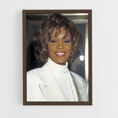 ap-whitney houston-9 cadre Bois foncé
