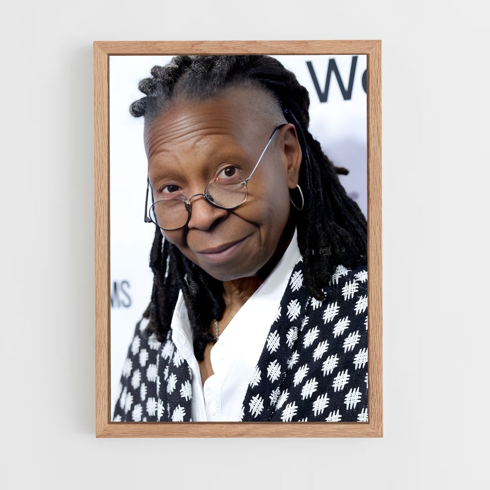 ap-whoopi goldberg-1 cadre Bois clair