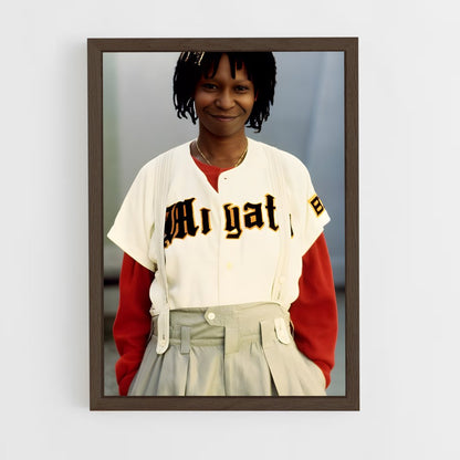 ap-whoopi goldberg-8 cadre Bois foncé