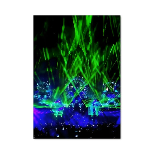 Poster Lumières Émeraude