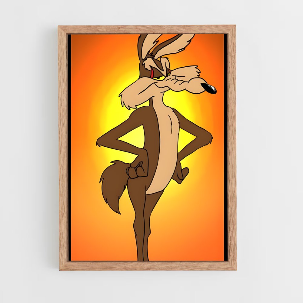 ap-wile e coyote-2 cadre Bois clair