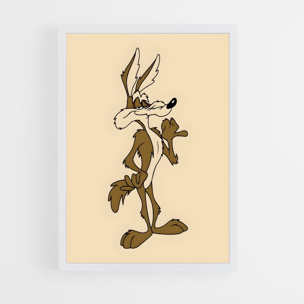 ap-wile e coyote-3 cadre Blanc