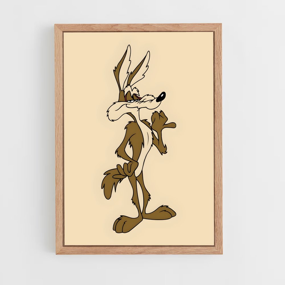 ap-wile e coyote-3 cadre Bois clair