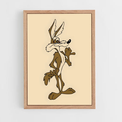 ap-wile e coyote-3 cadre Bois clair