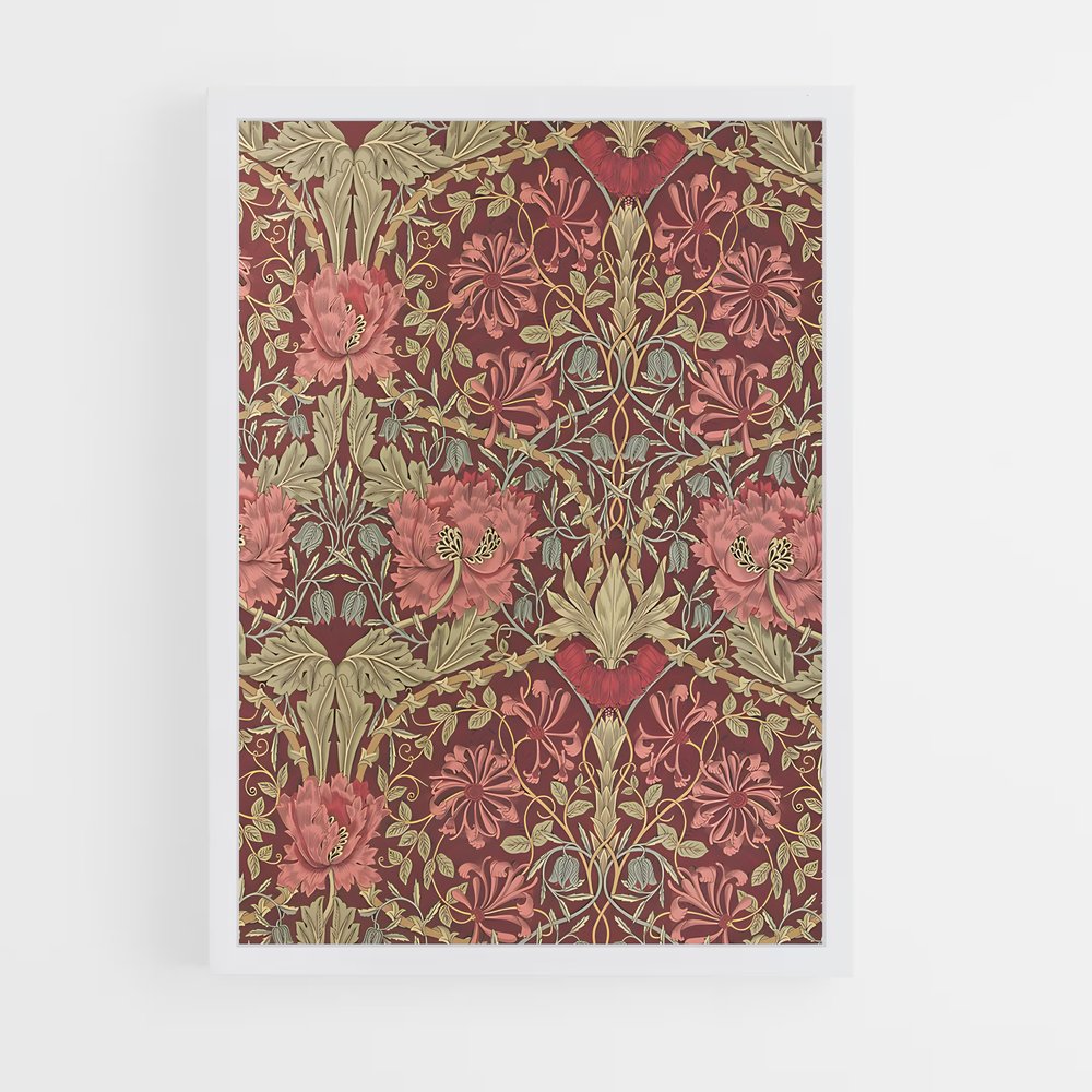 ap-william morris patterns-10 cadre Blanc