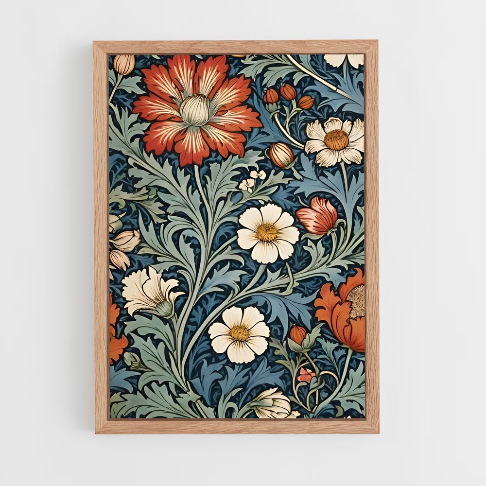 ap-william morris patterns-7 cadre Bois clair
