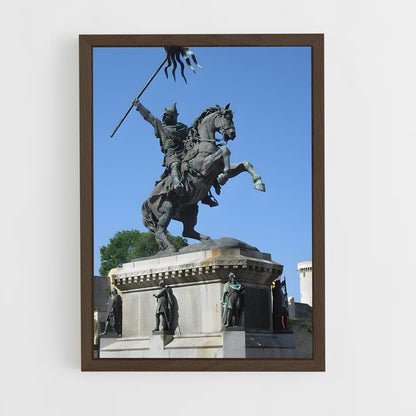 ap-william the conqueror-1 cadre Bois foncé