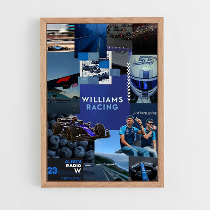 ap-williams f1 team-2 cadre Bois clair