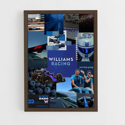 ap-williams f1 team-2 cadre Bois foncé
