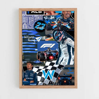 ap-williams f1 team-5 cadre Bois clair