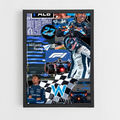 ap-williams f1 team-5 cadre Noir