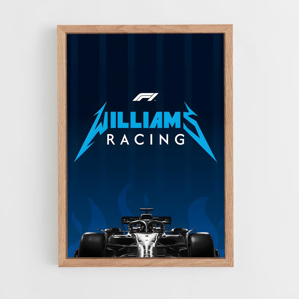 ap-williams f1 team-7 cadre Bois clair