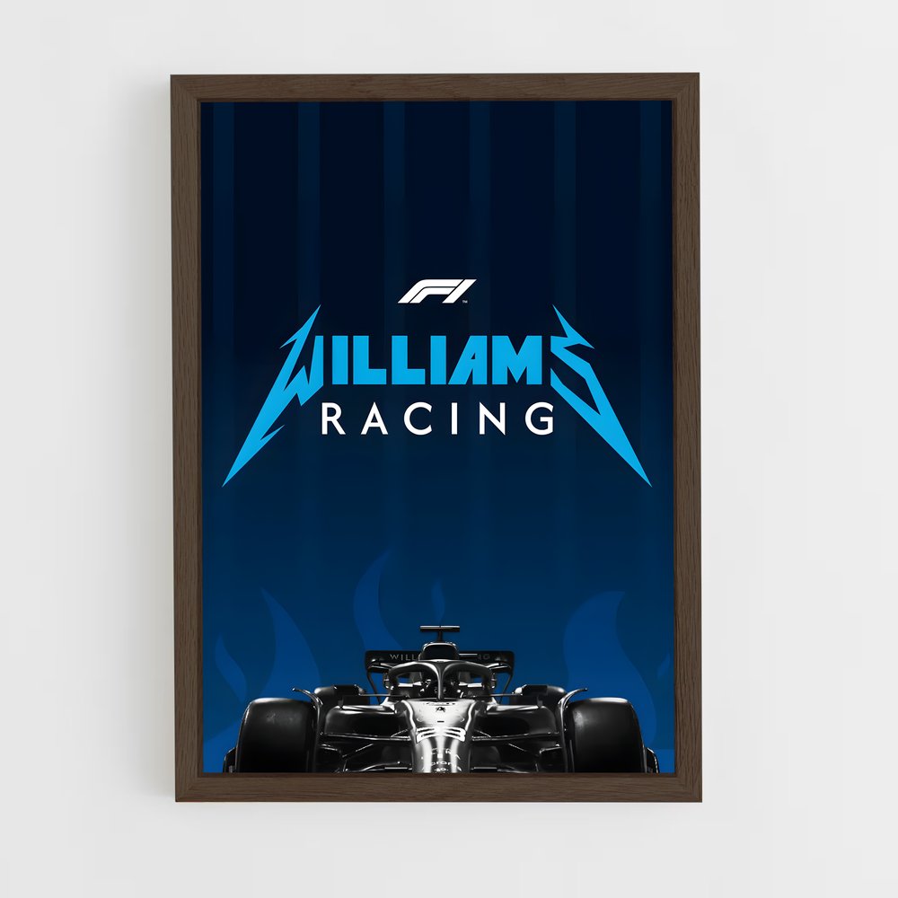 ap-williams f1 team-7 cadre Bois foncé