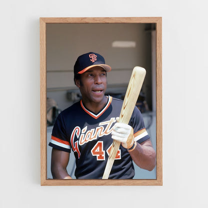 ap-willie mccovey-1 cadre Bois clair