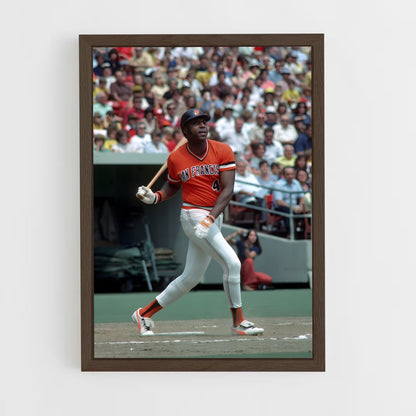 ap-willie mccovey-4 cadre Bois foncé
