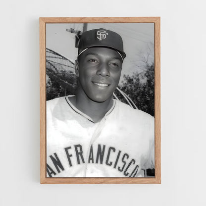 ap-willie mccovey-5 cadre Bois clair