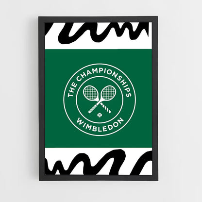 ap-wimbledon flag-1 cadre Noir