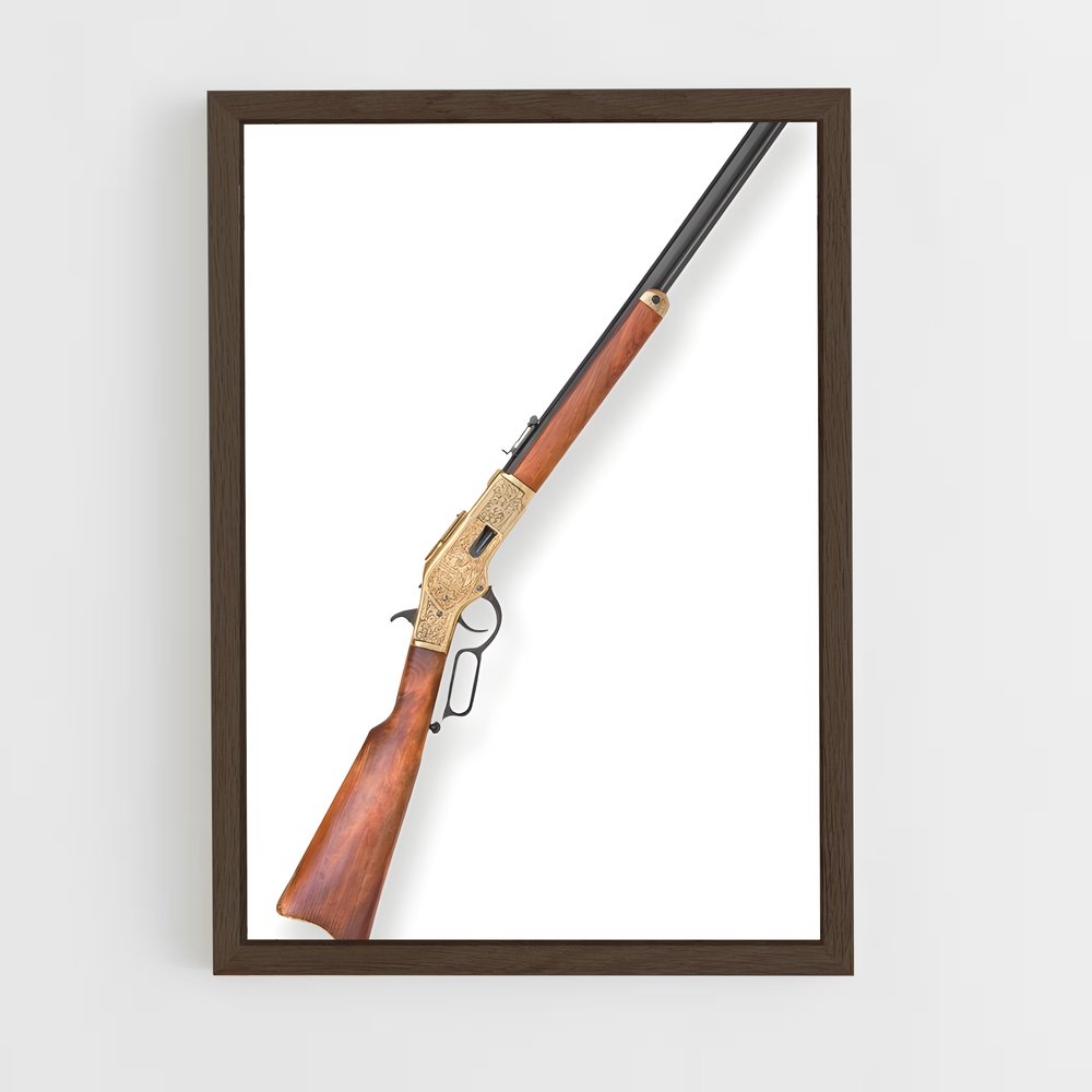 ap-winchester rifle-4 cadre Bois foncé