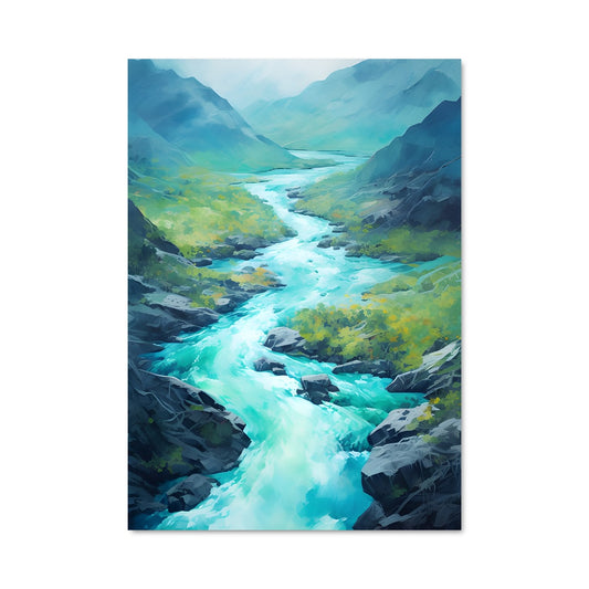 Poster Winding river 97493