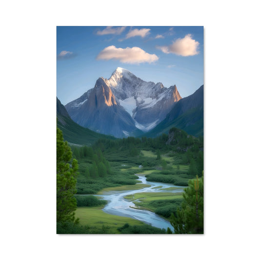 Poster Winding river 97495