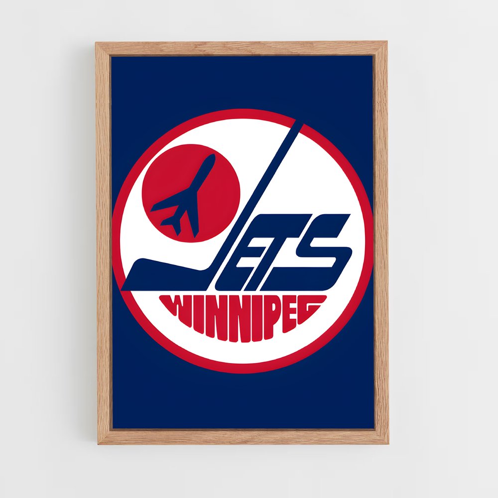 ap-winnipeg jets-1 cadre Bois clair