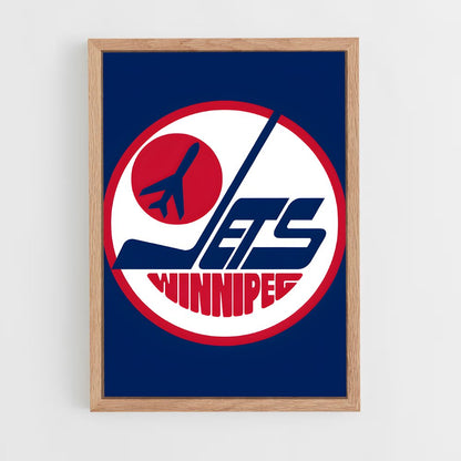 ap-winnipeg jets-1 cadre Bois clair