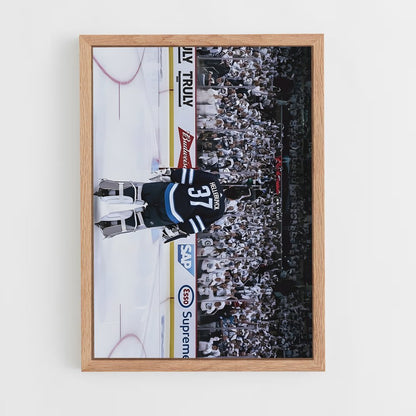 ap-winnipeg jets-11 cadre Bois clair