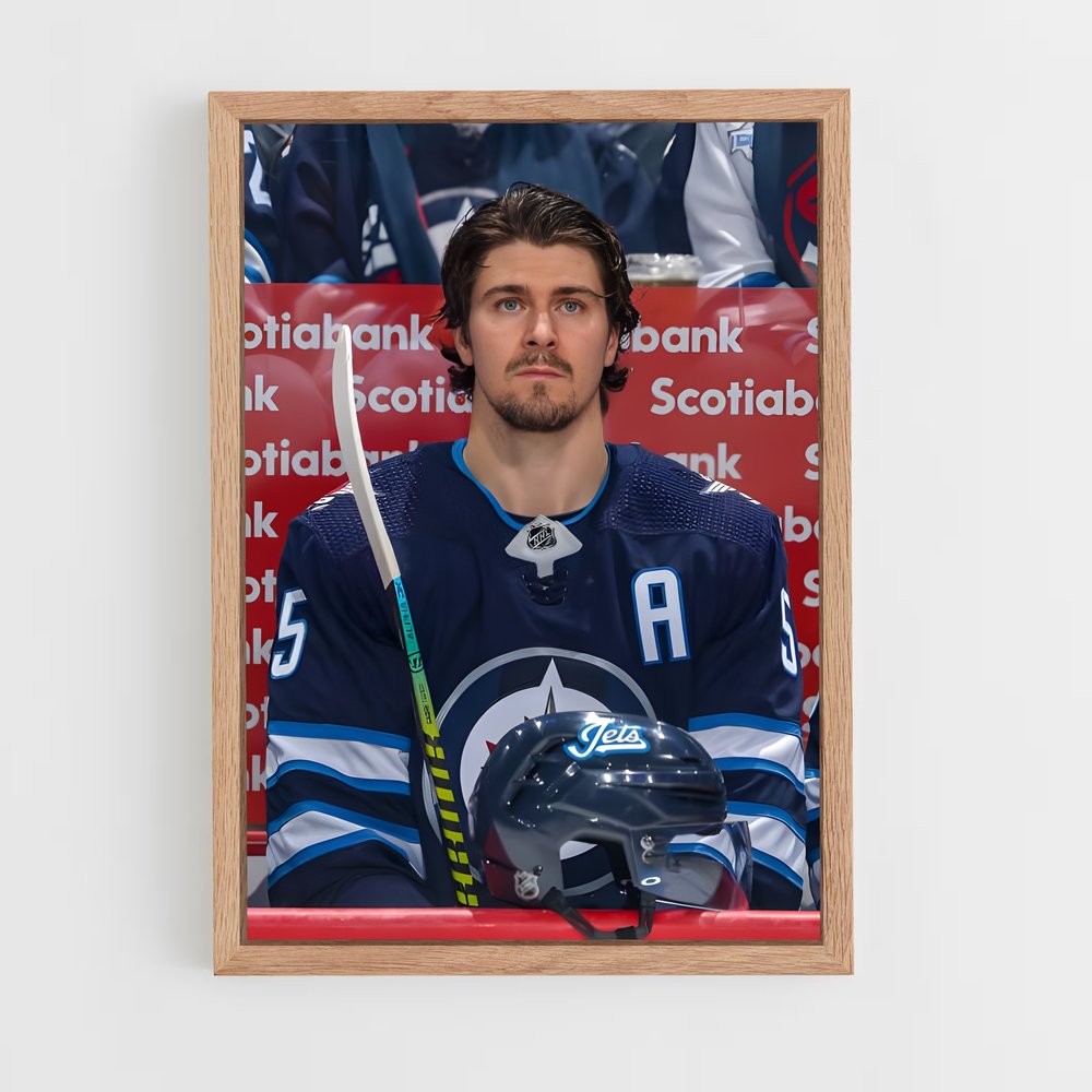 ap-winnipeg jets-4 cadre Bois clair