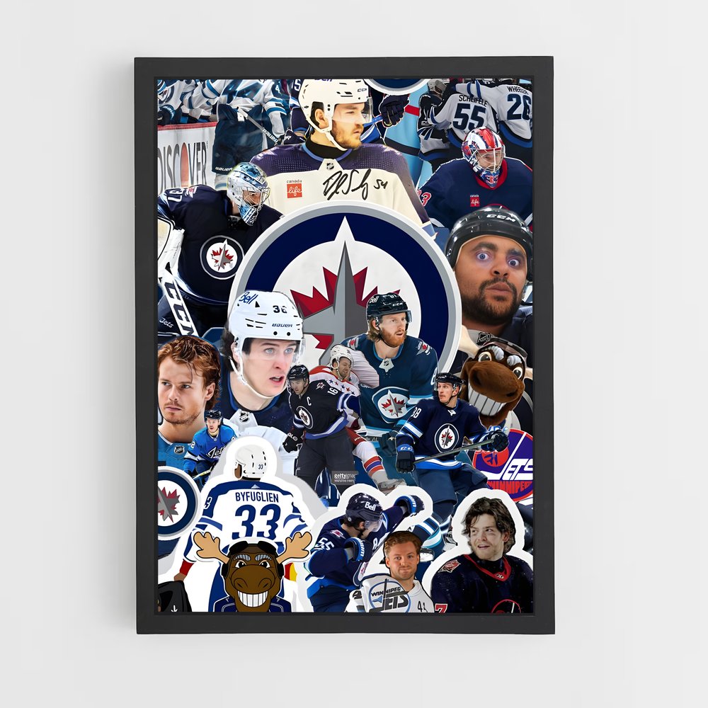 ap-winnipeg jets-6 cadre Noir