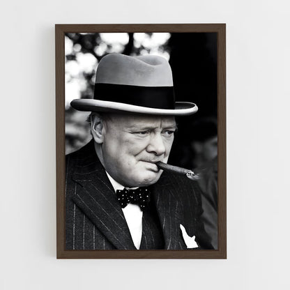 ap-winston churchill-3 cadre Bois foncé