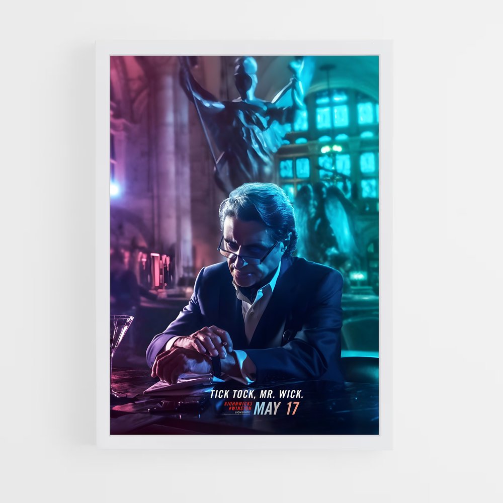 ap-winston john wick-3 cadre Blanc