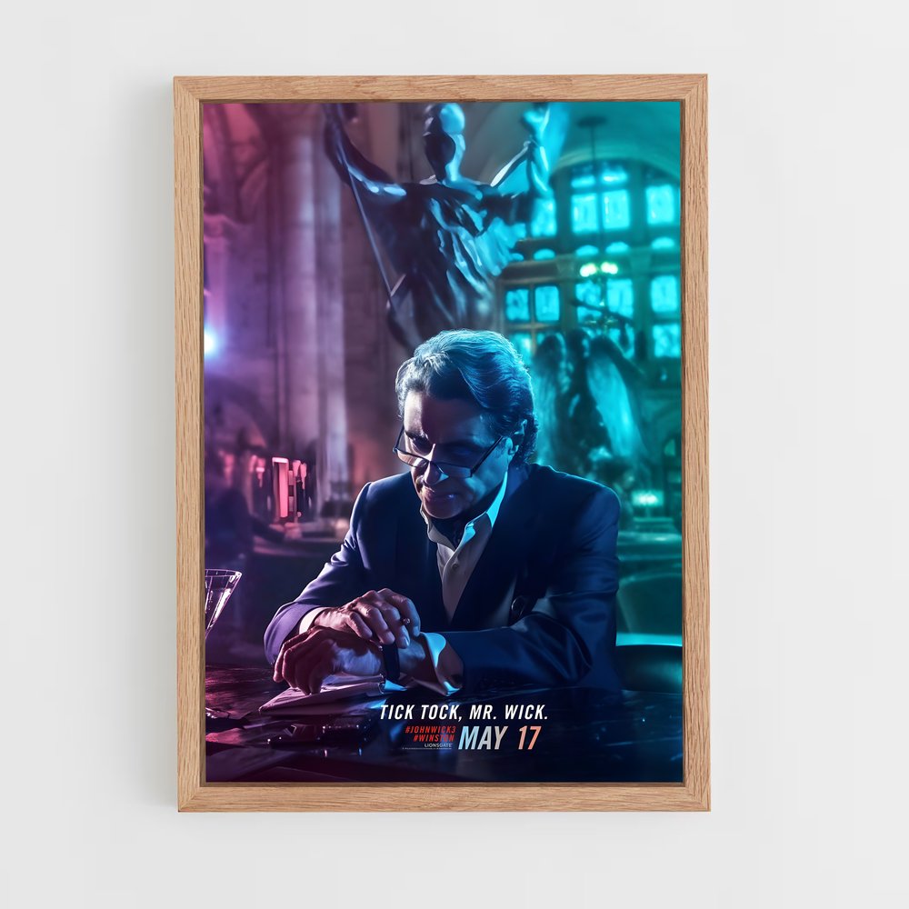 ap-winston john wick-3 cadre Bois clair