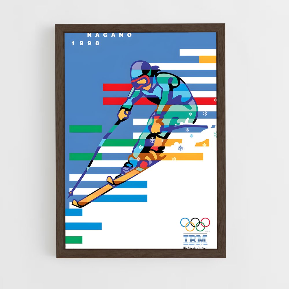 ap-winter olympics-7 cadre Bois foncé