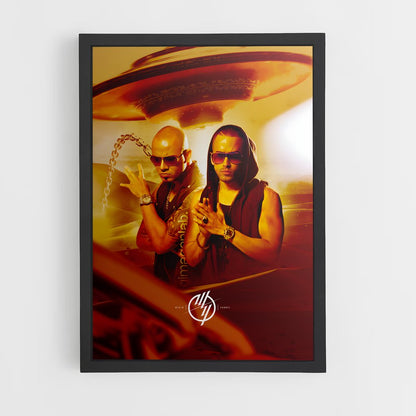 ap-wisin and yandel-2 cadre Noir