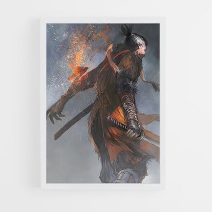 ap-wolf sekiro-3 cadre Blanc