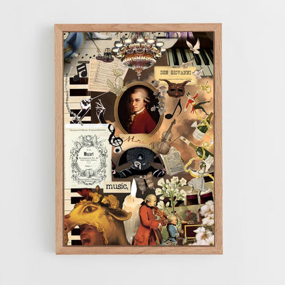 ap-wolfgang amadeus mozart-2 cadre Bois clair