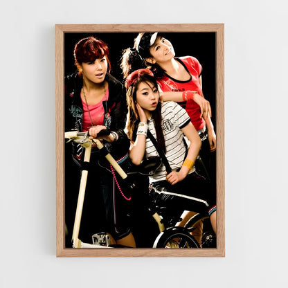 ap-wonder girls-1 cadre Bois clair