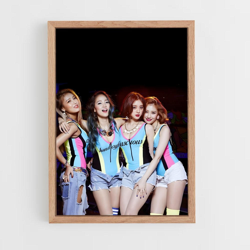 ap-wonder girls-2 cadre Bois clair