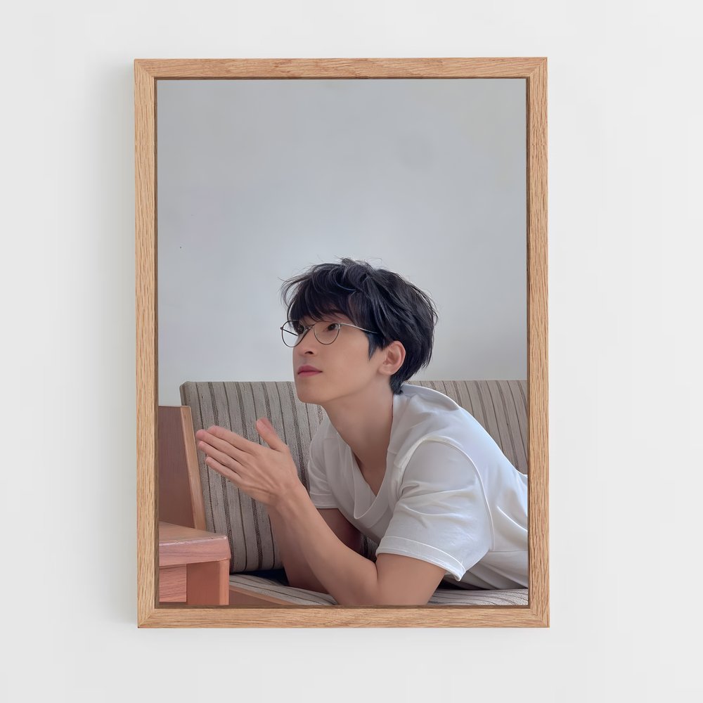 ap-wonwoo-6 cadre Bois clair